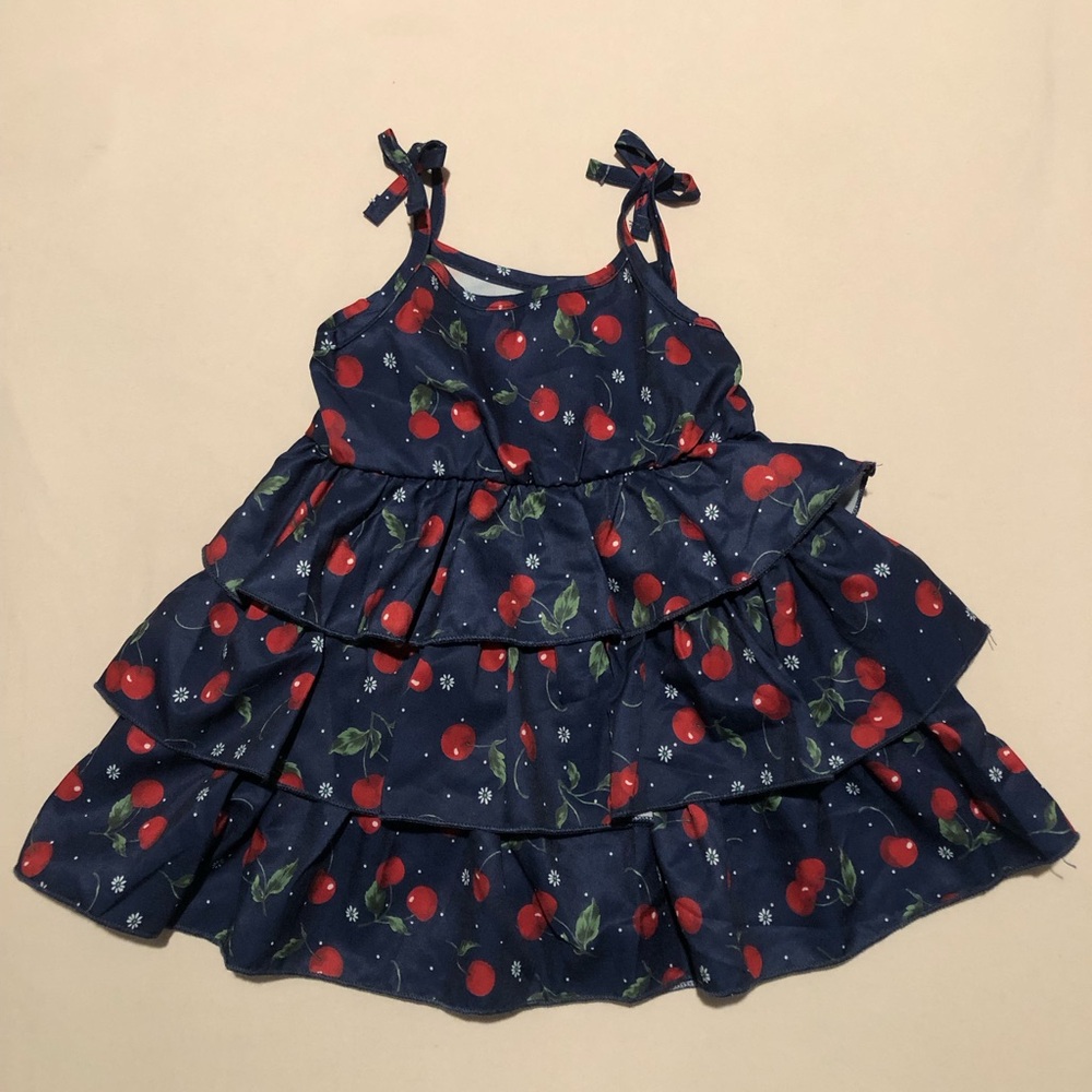 SHEIN Cherry Toddler Dress